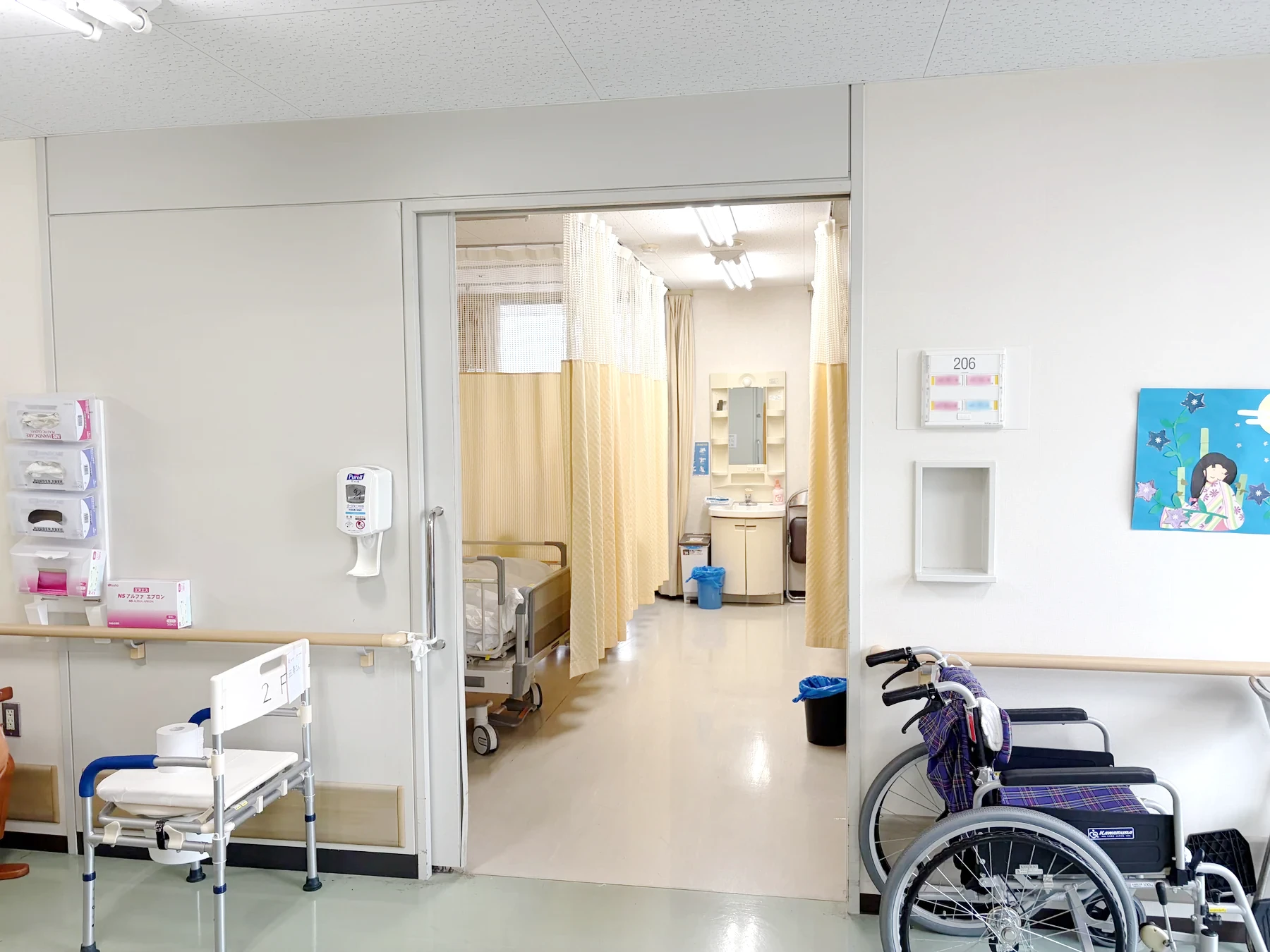 病棟入口の様子